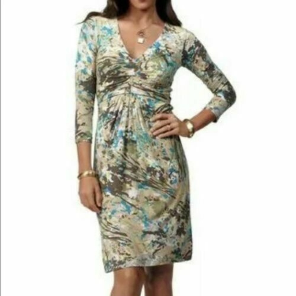 Cabi Dress Gallery Stretch Ruched Knit Dress